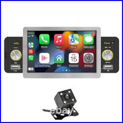 1 Din Wireless CarPlay Car Radio MP5 Player Retractable Touch Screen Mirror Link