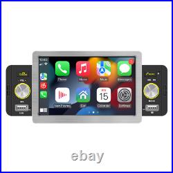 1 Din Wireless CarPlay Car Radio MP5 Player Retractable Touch Screen Mirror Link