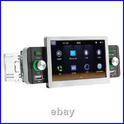 1 Din Wireless CarPlay Car Radio MP5 Player Retractable Touch Screen Mirror Link