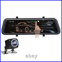 10in 2K Mirror Car Dash Cam Touch Screen Dual Camera G-Sensor Hd Drive Recorder