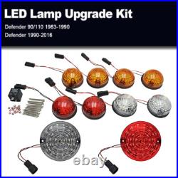 10x For Land Rover 90/110 Defender Defender Complete LED Light Upgrade Kit Lamp