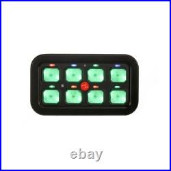 12V/24V 8 Gang RGB Control Switch Panel LED Relay For Offroad Jeep Truck ATV SUV