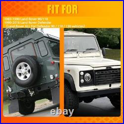 12x Complete LED Light Upgrade Kit Lamp For Land Rover Defender 1990-2016 Clear