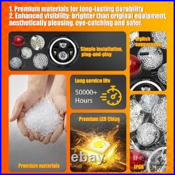 12x Complete LED Light Upgrade Kit Lamp For Land Rover Defender 1990-2016 Clear