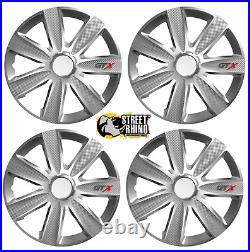 16 Universal GTX Wheel Cover Hub Caps x4 Ideal For Rover 600