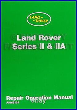 1959-1970 Land Rover Series II And IIA Repair Manual