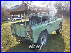 1959 Land Rover Series 2 SWB 88 2.25L Petrol Tax & MOT Exempt New Paint New Roof