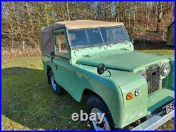 1959 Land Rover Series 2 SWB 88 2.25L Petrol Tax & MOT Exempt New Paint New Roof