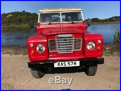 1959 Land Rover Series 2 rebuilt on galvanised chassis, 2.5 petrol + overdrive