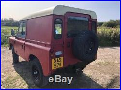 1959 Land Rover Series 2 rebuilt on galvanised chassis, 2.5 petrol + overdrive