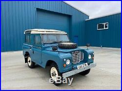 1975 land rover series 3 station wagon 88 SWB