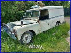 1976 Land Rover Series 3 109 LWB Diesel Restoration Project with V5 etc