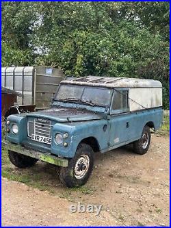 1976 Land Rover Series 3 109 Spares or Repair Project
