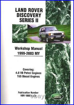 1999 2003 Land Rover Discovery Series II Service Repair Workshop Manual LRY2WH