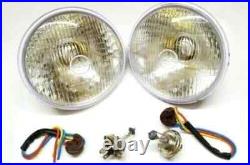 2 Genuine OEM Lucas F700 Headlight Headlamp Land Rover Series 12 2a MG Triumph 2 Genuine OEM Lucas F700 Headlight Headlamp Land Rover Series 12 2a MG Triumph