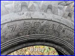 2 x Landrover Series Tyres 750 x 16