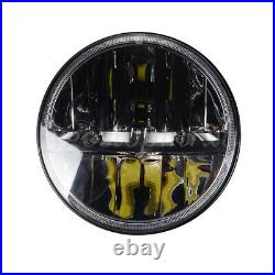 2X 7 Inch LED Headlights For Land Rover Defender Headlamp RHD Hi/Lo Beam 90 110