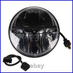 2X 7 Inch LED Headlights For Land Rover Defender Headlamp RHD Hi/Lo Beam 90 110