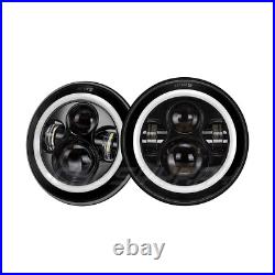 2x 7 LED Headlight Halo Hi/Lo for Mazda MX5 Miata Eunos Roadster 1989-97 Mk1