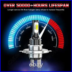 2x 7Inch Round LED Headlights High Low Beam For Jeep Wrangler JK LJ 1997-2018