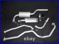3LTR FORD V6 EXHAUST INTO A LAND ROVER SERIES SWB CUSTOM EXHAUST Series 1/2/3/