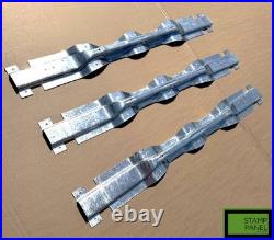 3x REAR TUB UNDERFLOOR CROSSMEMBERS GALVANISED FOR LAND ROVER DEFENDER SERIES