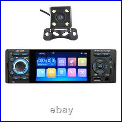 4.1in Single 1 DIN Car Radio Touch Screen Stereo Audio Player Bluetooth WithCamera