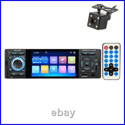 4.1in Single 1 DIN Car Radio Touch Screen Stereo Audio Player Bluetooth WithCamera