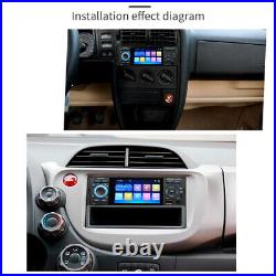 4.1in Single 1 DIN Car Radio Touch Screen Stereo Audio Player Bluetooth WithCamera