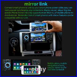 4.1in Single 1 DIN Car Radio Touch Screen Stereo Audio Player Bluetooth WithCamera