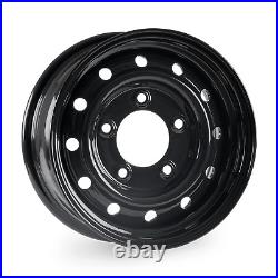 4 x Tuff Torque Wolf Style Steel Wheels Wheel 16 x 6.5 ET20 Black