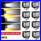 45w Cube 12 Led Work Light Bar Emergency Warning Strobe Flashing Lamp 12v / 24v