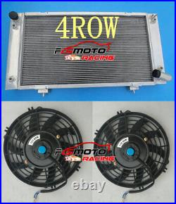 4ROW Radiator+Fans For Land Rover Discovery / Range Rover Series 1 3.9L V8 87-98