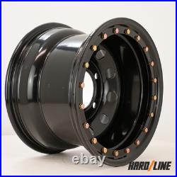 4x 16 x 10 steel wheels fit Land Rover Defender Beadlock style 5x165.1 ET-32