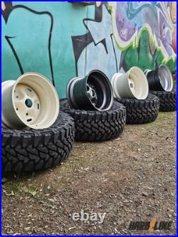 4x 16 x 10 steel wheels fit Land Rover Defender Hardline RSR 5x165.1 ET-32