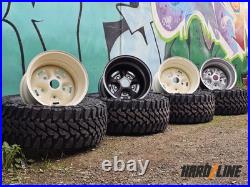 4x 16 x 10 steel wheels fit Land Rover Defender Hardline RSR 5x165.1 ET-32