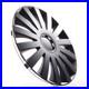 4x Wheel Trims 17 Inch Hub Caps Covers Wind Black schwarz for Alfa Dacia Honda