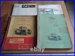 4xvintage Land-rover Series 11,11a &111 Workshop/owner's/instruction Manuals