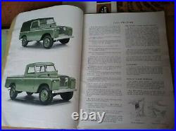 4xvintage Land-rover Series 11,11a &111 Workshop/owner's/instruction Manuals