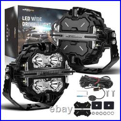 5 178W LED Driving Light Spot Beam For 4X4 Truck White DRL Side Shooter IP68