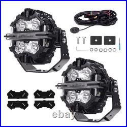 5 178W LED Driving Light Spot Beam For 4X4 Truck White DRL Side Shooter IP68