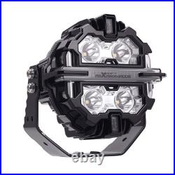 5 Inch Round LED Work Light 178W Spot Flood Combo Beam White Amber DRL Pair