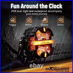 5 LED Driving Auxiliary Light RGB DRL Side Shooter Spot Flood Combo Off Road