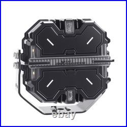 5 LED Driving Auxiliary Light RGB DRL Side Shooter Spot Flood Combo Off Road