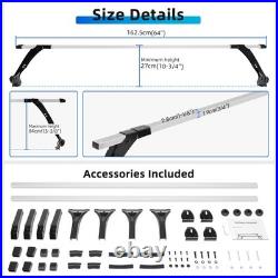 63 For Land Rover Discovery I II Van Roof Rack Cross Bars Cargo Kayak Crossbar