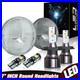 7''Inch Round Led Headlights Hi/Lo Beam For Ford Mustang 1965-1978 Escort Mk1