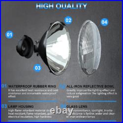 7 Sealed Beam Brighter LED Conversion KIT For Land Rover Series Defender RHD