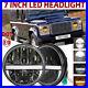 7Inch LED Headlight DRL Headlampx2 E Approved RHD Land Rover Defender 90 110 720