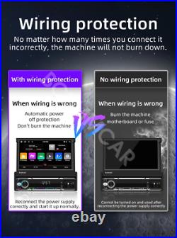7in For Apple CarPlay Android 13 Car Stereo Radio GPS Navigation WIFI BT Camera