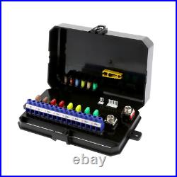 8 Gang RGB Light Bar Switch Panel APP Control For Jeep Wrangler JK LJ TJ Offroad